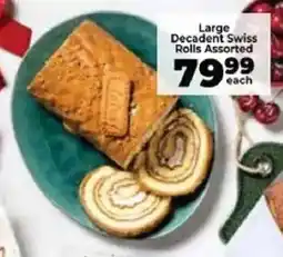 Food Lover's Market Large Decadent Swiss Rolls Assorted offer