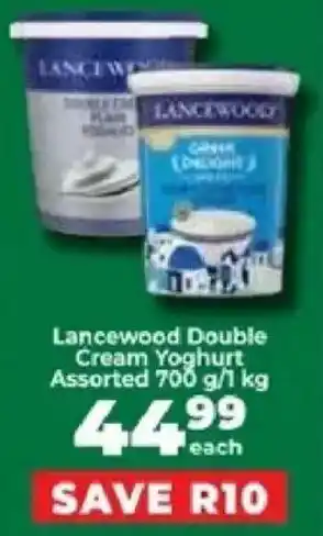 Food Lover's Market Lancewood Double Cream Yoghurt Assorted offer
