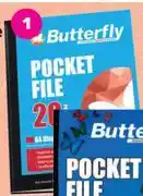 Game Butterfly A4 Pocket File 20 Page (680205) offer