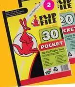 Flip File A4 Pocket File 30 Page (56679)