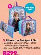 Game Character Backapack Set (850031049/30850/31053)-Each offer