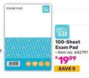 Game Pen + Gear 100 Sheet Exam Pad (642791) offer