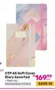 Game CTP A5 Soft Cover Diary Assorted (850033352/33303)-Each offer
