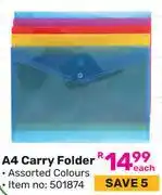 Game Simple Choice A4 Carry Folder (501874)-Each offer