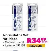 Game Staedtler Noris Maths Set 10 Piece (197138)-Each offer