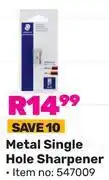 Game Staedtler Metal Single Hole Sharpener (547009) offer