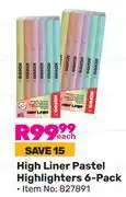 Game Kores High Liners Paster Highlighters (6-Pack) 827891 offer