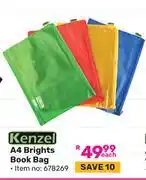 Game Kenzel A4 Brights Book Bag 678269-Each offer
