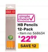 Game Simple Choice HB Pencils (12-Pack) 568634 offer