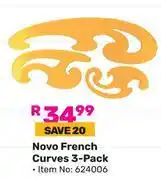 Game Novo French Curves 3-Pack (624006) offer