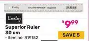 Game Croxley Superior Ruler 30cm (819182) offer