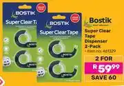 Game Bostik Super Clear Tape Dispenser (2-Pack) 461329-For 2 offer