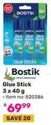 Game Bostik Glue Stick 820386-3 x 40g offer