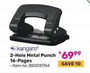 Game Kangaro 2-Hole Metal Punch 16-Pages (850031764) offer
