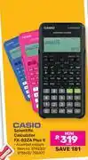 Game Casio Scientific Calculator FX-82ZA Plus II Assorted Colours (574230/675602/705877)-Each offer