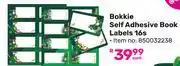 Game Bokkie Self Adhesive Book Labels 850032238-16s Pack offer