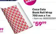 Game Coca-Cola Book Roll Wrap 700mm x 1m 850032301 offer