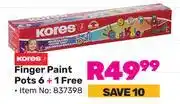 Game Kores Finger Paint Pots (6 + 1 Free) 837398 offer