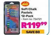 Game Dala Soft Chalk Pastels 12-Pack 734721 offer