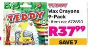 Game Teddy Wax Crayons 9-Pack 672890 offer