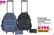 Game Cruze Large Trolley Backpack Assorted 850030211/730-Each offer