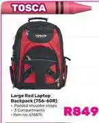 Game Tosca Large Red Laptop Backpack 756-60R offer