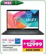 Game MSI Modern 14 Intel Core i7 Processor 850023608 offer