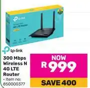Game Tp-Link 300 Mbps Wireless N 4G LTE Router 850000377 offer