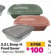 Game Otima 2.2Ltr Snap-it Food Saver 783481-For 5 offer