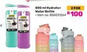 Game Addis 800ml Hydrate+ Water Bottle-For 2 offer