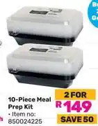 Game Mainstays 10-Piece Meal Prep Kit 850024225-For 2 offer
