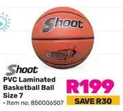 Game Shoot PVC Laminated Basketball Ball (Size 7) 850006507 offer