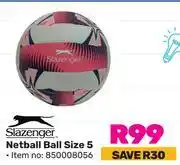 Game Slazenger Netball Ball (Size 5) 850008056 offer