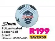 Game Shoot PU Laminated Soccer Ball (Size 5) 850006483 offer
