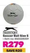 Game Slazenger Soccer Ball (Size 5) 850008059 offer