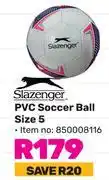 Game Slazenger PVC Soccer Ball (Size 5) 850008116 offer