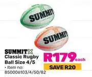 Game Summit Classic Rugby Ball (Size 4/5)-Each offer
