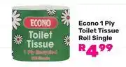 Game Econo 1 Ply Toilet Tissue Roll (Single) offer