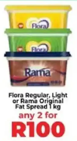 Food Lover's Market Flora Regular, Light or Rama Original Fat Spread offer