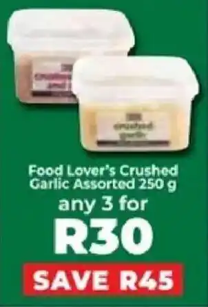 Food Lover's Market Food Lover's Crushed Garlic Assorted offer