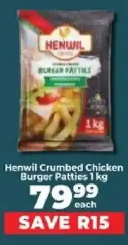 Food Lover's Market Henwil Crumbed Chicken Burger Patties offer
