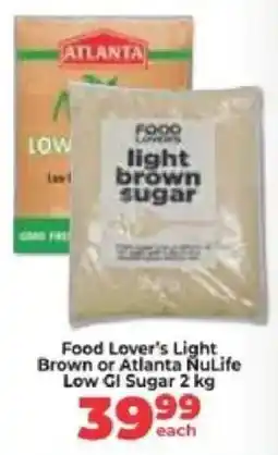 Food Lover's Market Food Lover's Light Brown or Atlanta NuLife Low GI Sugar offer
