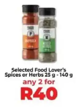Food Lover's Market Selected Food Lover's Spices or Herbs offer