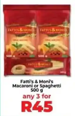 Food Lover's Market Fatti's & Moni's Macaroni or Spaghetti offer