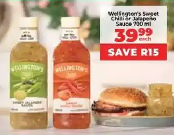 Food Lover's Market Wellington's Sweet Chilli or Jalapeño Sauce offer