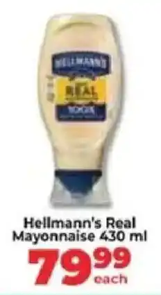 Food Lover's Market Hellmann's Real Mayonnaise offer