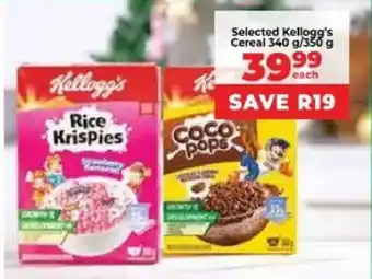 Food Lover's Market Selected Kellogg's Cereal offer