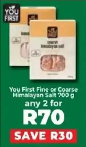 Food Lover's Market You First Fine or Coarse Himalayan Salt offer