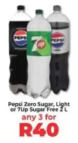 Food Lover's Market Pepsi Zero Sugar, Light or 7Up Sugar Free offer