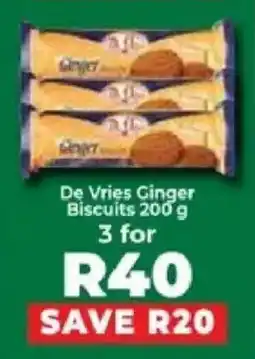 Food Lover's Market De Vries Ginger Biscuits offer